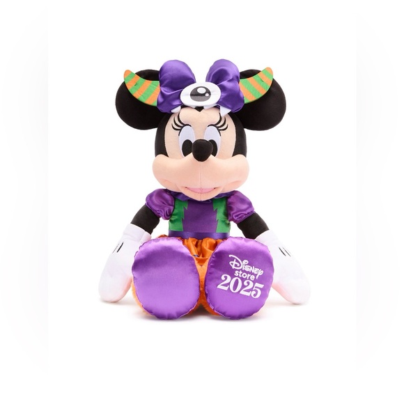 Disney Minnie Mouse Monster Dress Costume Halloween 2025 Medium 15" Plush,NWT - Picture 2 of 7